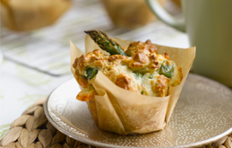 Asparagus and Cheese Brunch Muffins