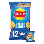 Walkers Cheese & Onion Multipack Crisps