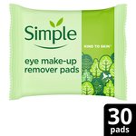 Simple Kind to Skin Eye Make Up Remover Pads