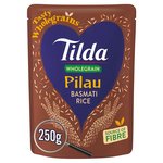 Tilda Microwave Wholegrain Pilau Basmati Rice                           