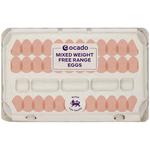 Ocado Mixed Weight Free Range Eggs
