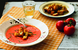 Creamy Red Pepper and Tomato Soup 