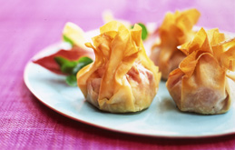 Goats' Cheese & Cranberry Parcels