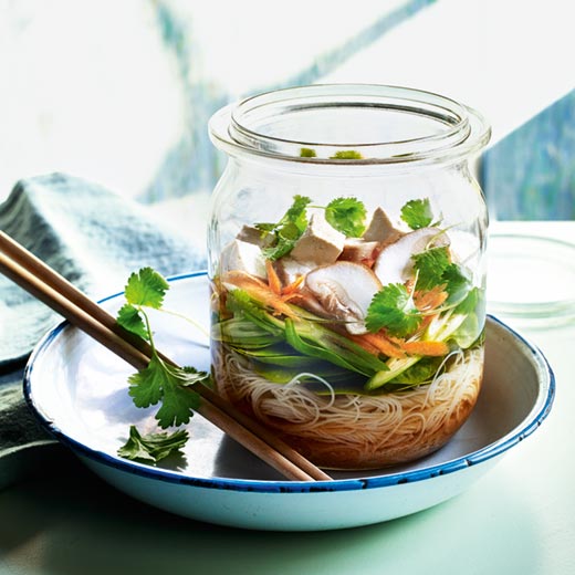Miso & Tofu Noodle Soup in a Jar