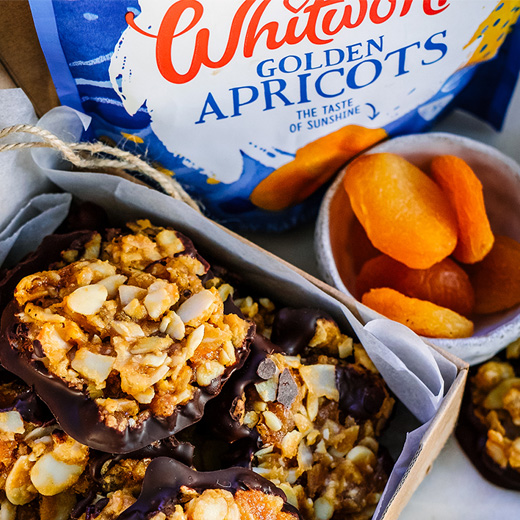 Apricot and Ginger Florentines
