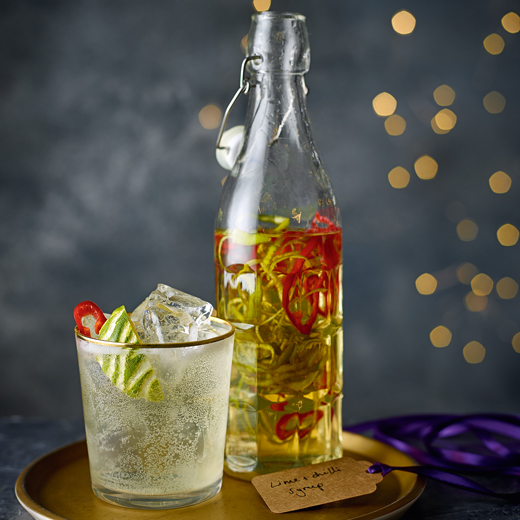 Lime and Chilli Tequila Fizz