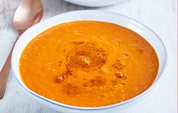 Roasted Red Pepper Soup with 'Nduja
