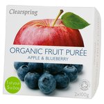 Clearspring Organic Apple & Blueberry Puree