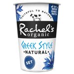 Rachel's Organic Set Greek Style Natural Yoghurt 