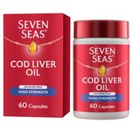 Seven Seas Cod Liver Oil High Strength Gelatine Free Omega-3 Caps