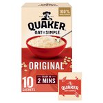 Quaker Oat So Simple Original Porridge Sachets Cereal
