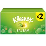 Kleenex Balsam Facial Tissues - Twin Box