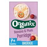 Organix Banana & Plum Organic Baby Porridge, 7 mths+