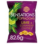 Sensations Lime & Coriander Chutney Sharing Bag Poppadoms