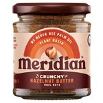 Meridian Crunchy Hazelnut Butter 100% Nuts