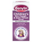 Benylin Childrens Dry Cough and Sore Throat Syrup Blackcurrant