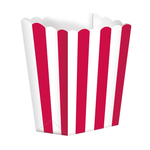 Popcorn Boxes 6cm Red