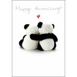 Pandas Anniversary Card