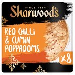 Sharwood's Spicy Chilli & Cumin Poppadoms