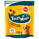 Pedigree Tasty Minis Adult Dog Treats Chicken & Duck Chewy Cubes 