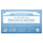 Dr. Bronner's Unscented Organic Baby Soap Bar 