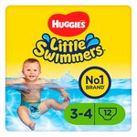 Huggies Little Swimmers Swim Nappies, Size 3-4 (7-15kg)
