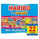 Haribo Share the Happy Sweets 22 Treatsize Mini Bags