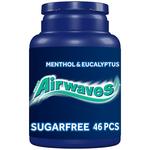 Airwaves Menthol & Eucalyptus Sugar Free Chewing Gum Bottle 46 Pieces