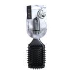 Compact Cushioned Hairbrush With Mirror