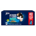 Felix As Good As it Looks Ocean Feasts Wet Cat Food