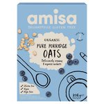 Amisa Organic Gluten Free Pure Porridge Oats Express Sachets