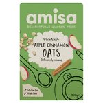 Amisa Organic Gluten Free Pure Porridge Oats Apple & Cinnamon Spice