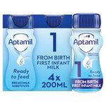 Aptamil 1 First Formula Baby Milk Liquid from Birth Multipack