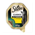Sheba Classics Wet Cat Food Tray with Chicken in Terrine