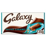 Galaxy Salted Caramel & Milk Chocolate Block Bar Vegetarian