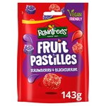 Rowntree's Fruit Pastilles Strawberry & Blackcurrant Sweets Sharing Bag