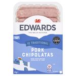 Edwards Traditional Pork Chipolatas