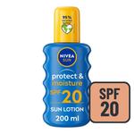 NIVEA SUN Protect & Moisture SPF 20 Sun Lotion Spray 