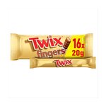 Twix Caramel & Milk Chocolate Fingers Biscuit Snack Bars Large Multipack 