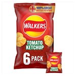 Walkers Tomato Ketchup Multipack Crisps