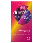 Durex Pleasure Me Condoms Ribbed & Dotted Regular Fit
