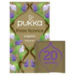 Pukka Tea Herbs Three Licorice Tea Bags