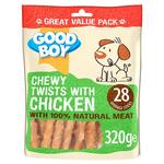 Good Boy Chewy Chicken Twisters Dog Treats