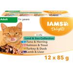 Iams Delights Adult Land & Sea Collection in Jelly Multipack