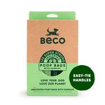 Beco Dog Poop Bags, Unscented with Handles,