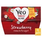 Yeo Valley Organic Strawberry Yoghurt Pots