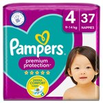 Pampers Premium Protection Nappies, Size 4 (9-14kg) Essential Pack