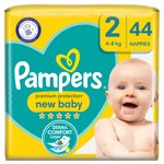 Pampers New Baby Nappies, Size 2 (4-8kg) Essential Pack