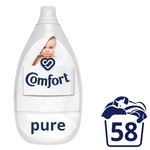 Comfort Ultra Concentrated Fabric Conditioner Pure 58 Wash