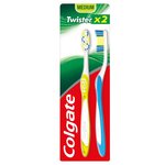 Colgate Twister Fresh Medium Toothbrush Twin Pack